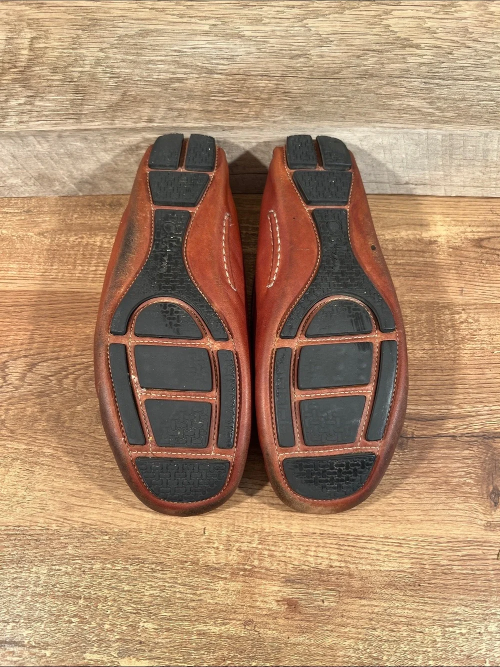 Cole‎ Haan Men's Howland Penny Loafer Driving Shoes in Chestnut